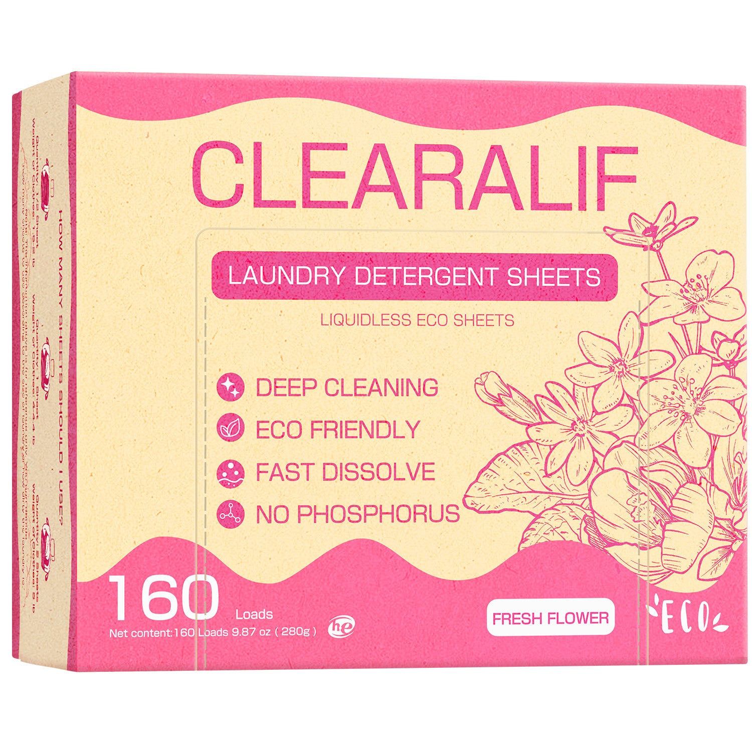 Clearalif Eco Laundry Detergent Sheets
