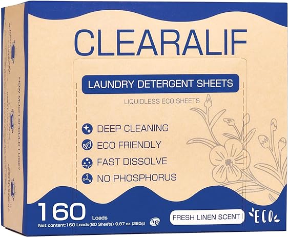 Eco-Friendly Detergent Sheets