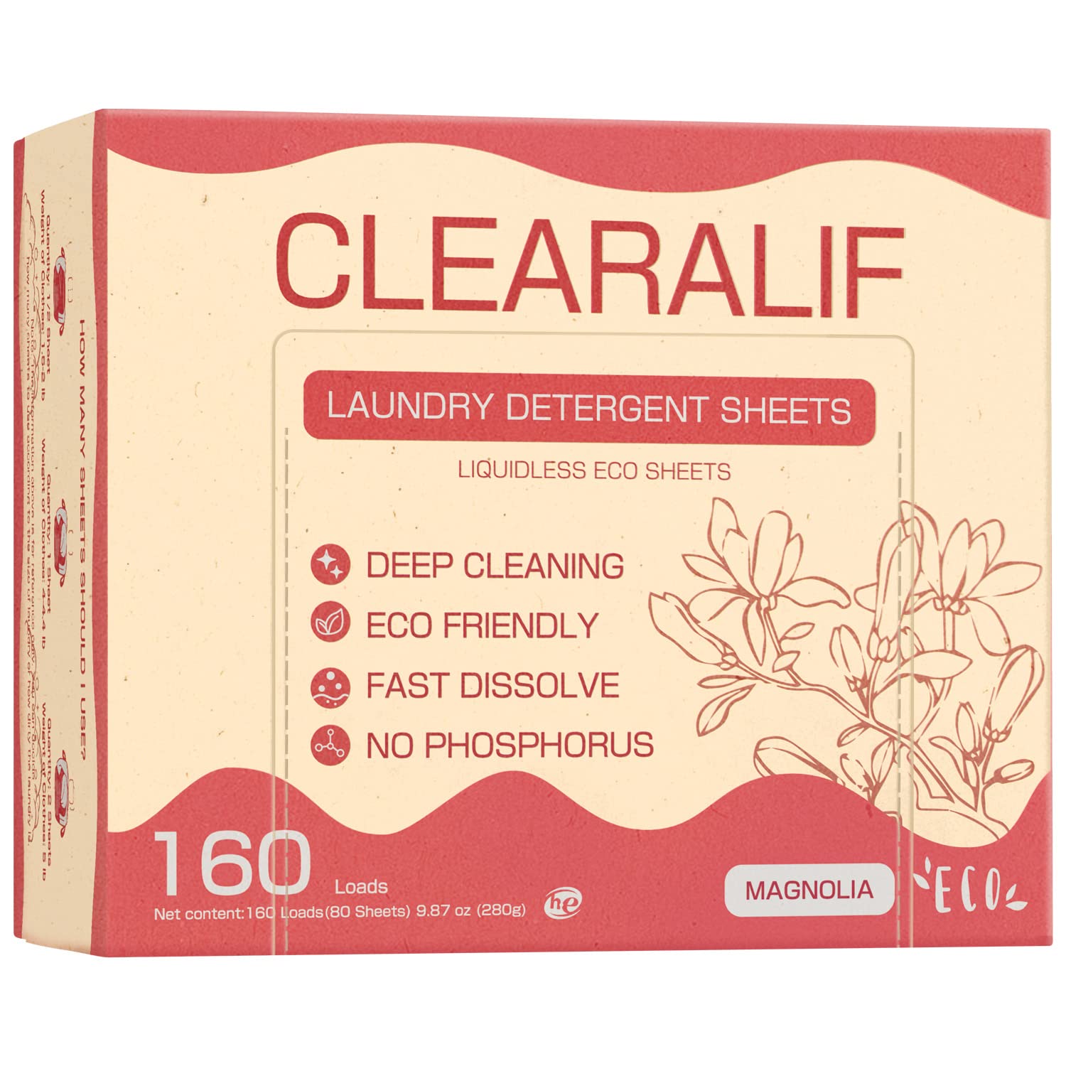 CLEARALIF Laundry Detergent Sheets Amber Dusk